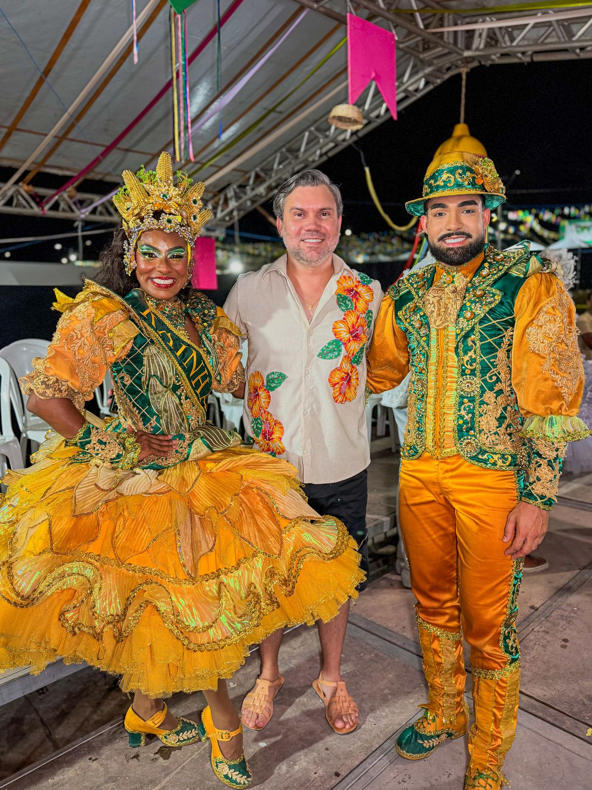 Anderson Vale com o Rei e a Rainha do Nordestão 2026