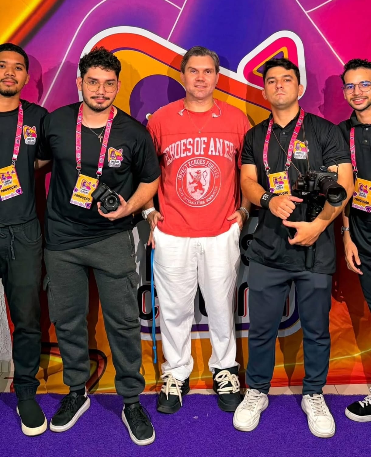 Equipe de produção da Podlist Cultural